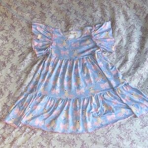 Bunny’s and Bows Girl’s Easter Dress | Boutique Dress